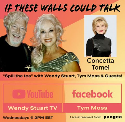 Concetta Tomei Guests On “If These Walls Could Talk” With Hosts Wendy Stuart and Tym Moss Wednesday, March 8th, 2023