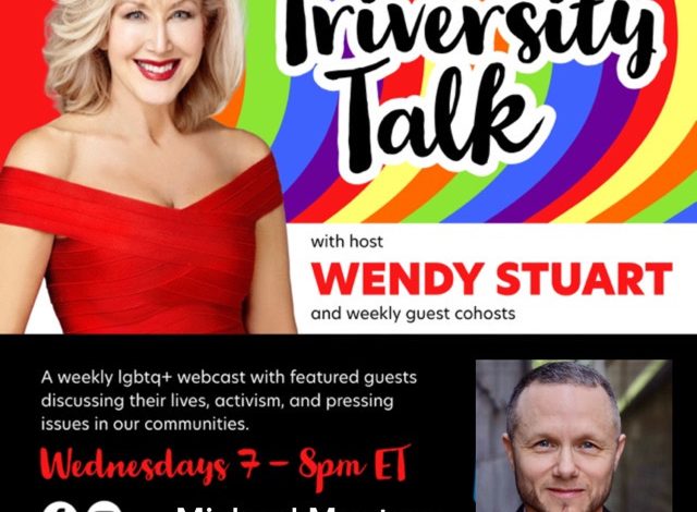 Wendy Stuart Presents TriVersity Talk! Wednesday, March 29th, 2023 7 PM ET With Featured Guest Michael Montoya