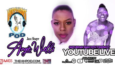 Jazz Singer Angie Wells To Guest On The Happy Hour Podcast Saturday May 13th, 2023 7:30 PM ET/ 4:30 PM PT On YouTube Live