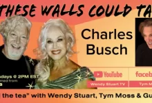 Charles Busch Guests On “If These Walls Could Talk” With Hosts Wendy Stuart and Tym Moss Wednesday, November 22nd, 2023